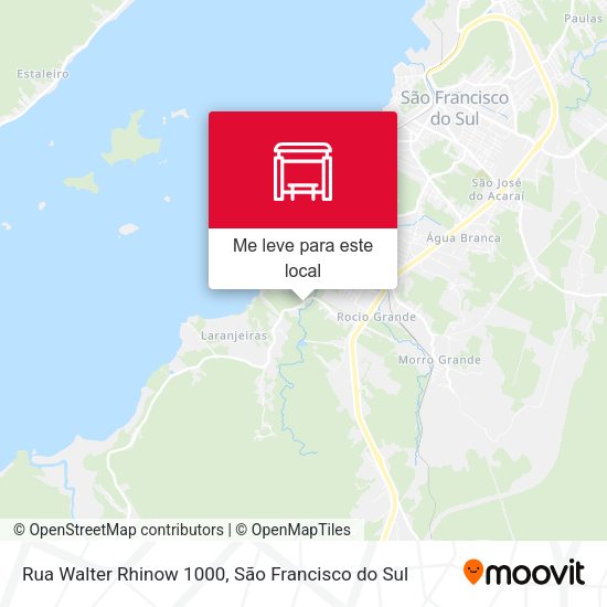 Rua Walter Rhinow 1000 mapa