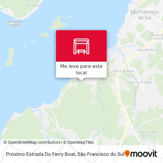 Próximo Estrada Do Ferry Boat mapa