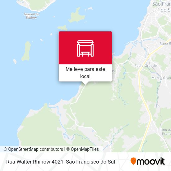 Rua Walter Rhinow 4021 mapa