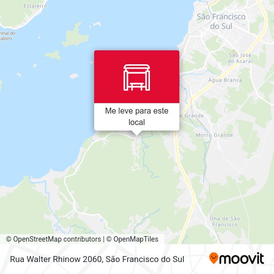Rua Walter Rhinow 2060 mapa
