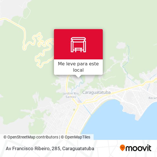 Av Francisco Ribeiro, 285 mapa
