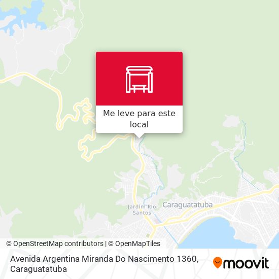 Avenida Argentina Miranda Do Nascimento  1360 mapa