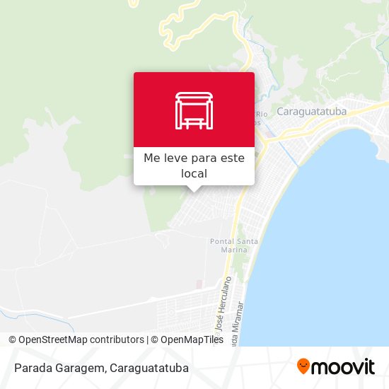 Parada Garagem mapa