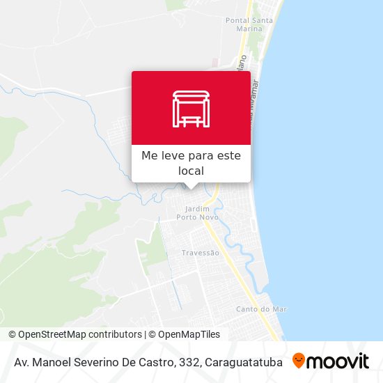 Av. Manoel Severino De Castro, 332 mapa