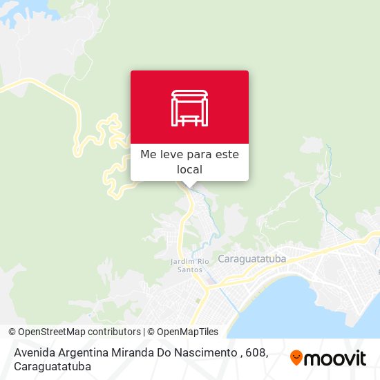 Avenida Argentina Miranda Do Nascimento , 608 mapa