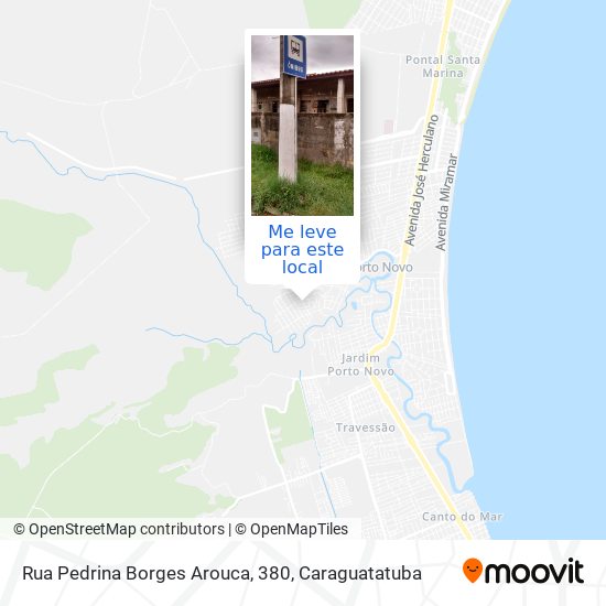 Rua Pedrina Borges Arouca, 380 mapa