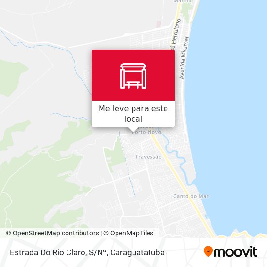 Estrada Do Rio Claro, S/Nº mapa