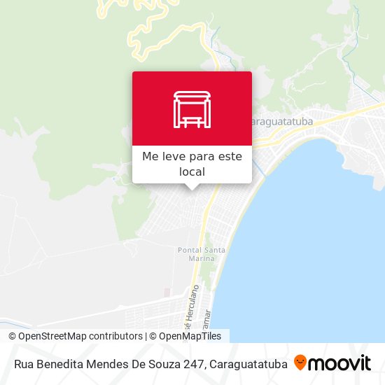 Rua Benedita Mendes De Souza 247 mapa