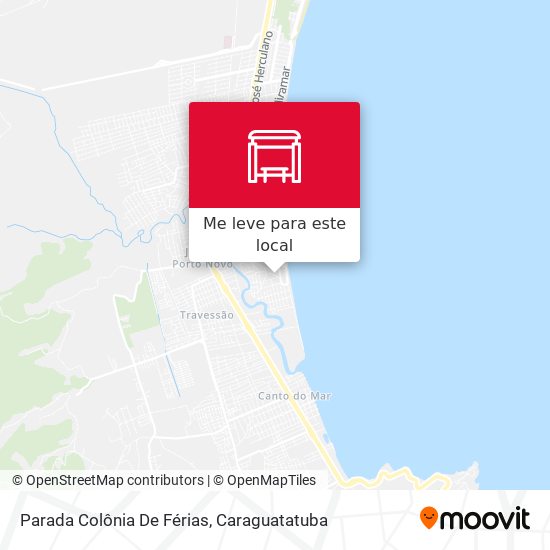 Parada Colônia De Férias mapa