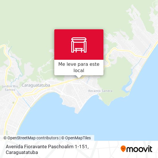 Avenida Fioravante Paschoalim 1-151 mapa