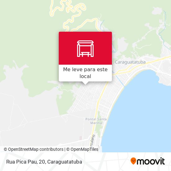 Rua Pica Pau, 20 mapa