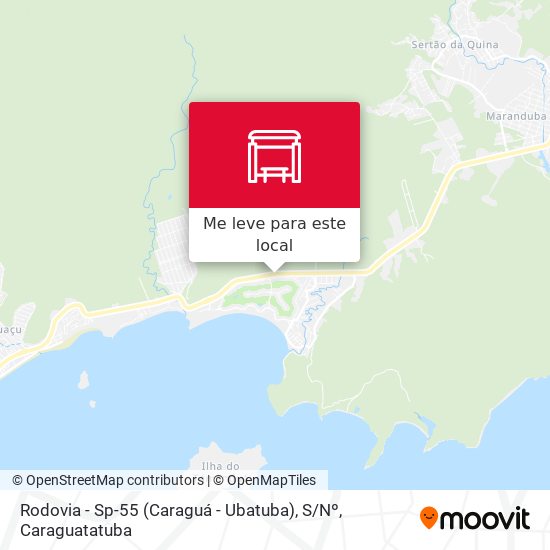 Rodovia - Sp-55 (Caraguá - Ubatuba), S / Nº mapa