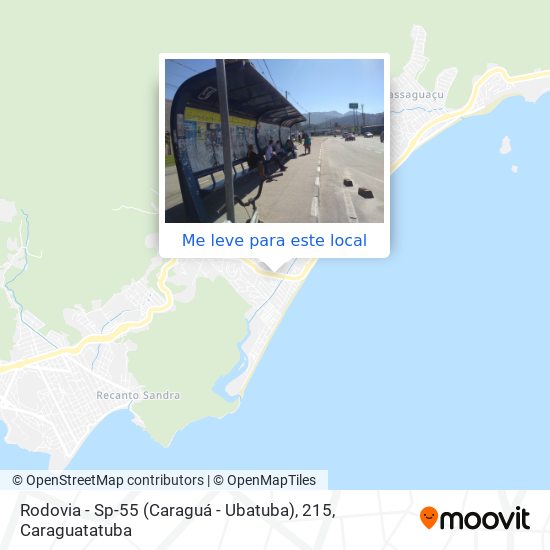 Rodovia - Sp-55 (Caraguá - Ubatuba), 215 mapa