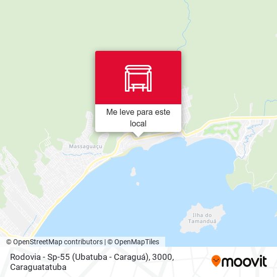 Rodovia - Sp-55 (Ubatuba - Caraguá), 3000 mapa