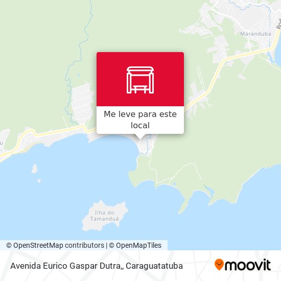 Avenida Eurico Gaspar Dutra, mapa