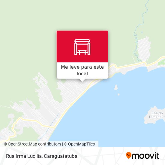 Rua Irma Lucilia mapa