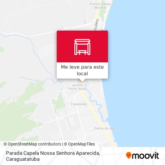 Parada Capela Nossa Senhora Aparecida mapa