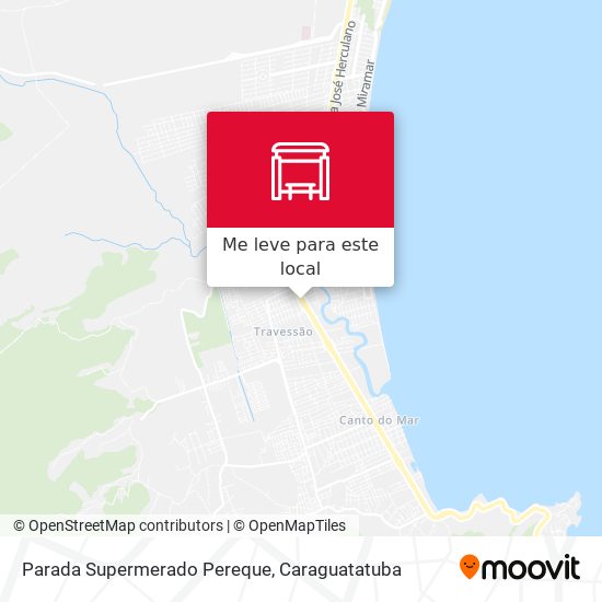 Parada Supermerado Pereque mapa