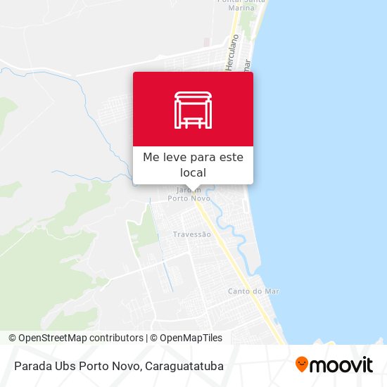 Parada Ubs Porto Novo mapa