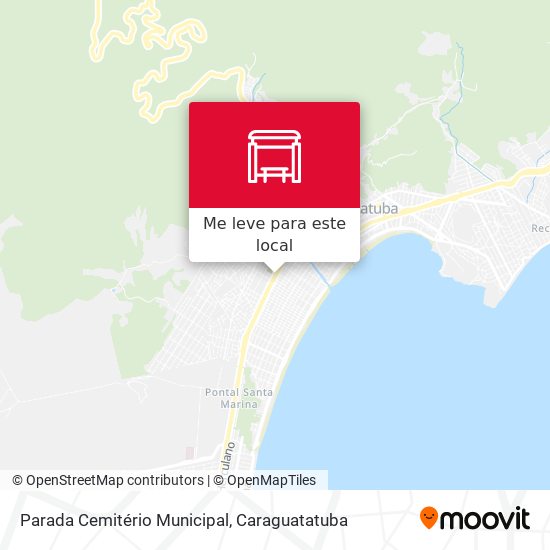 Parada Cemitério Municipal mapa