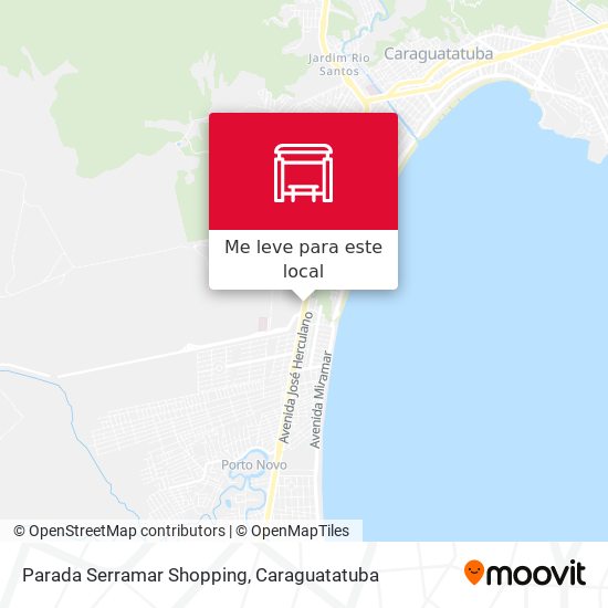Parada Serramar Shopping mapa