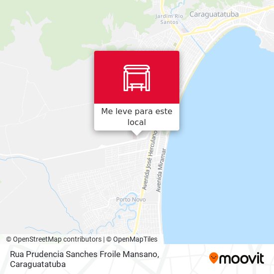 Rua Prudencia Sanches Froile Mansano mapa