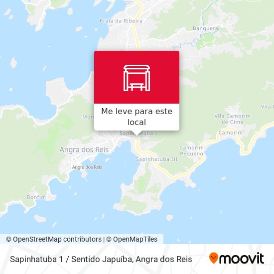 Sapinhatuba 1 / Sentido Japuíba mapa
