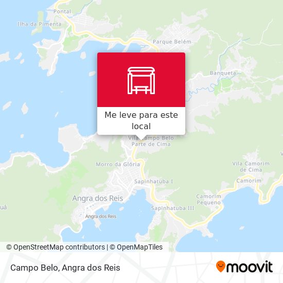 Campo Belo mapa