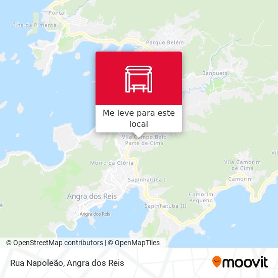 Rua Napoleão mapa