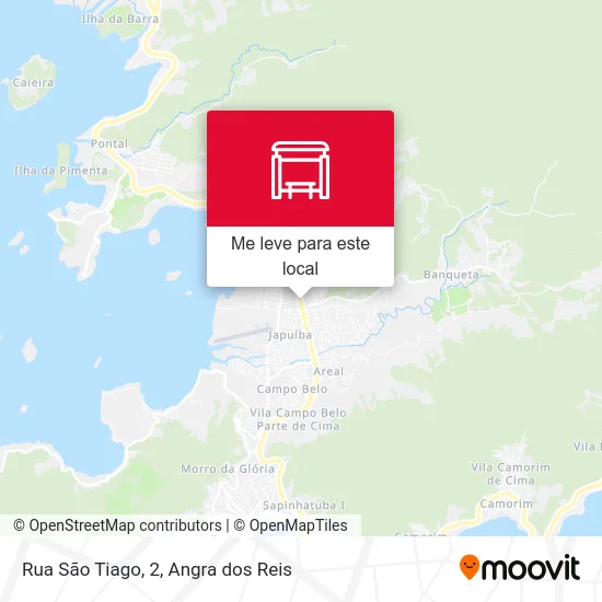Rua São Tiago, 2 mapa