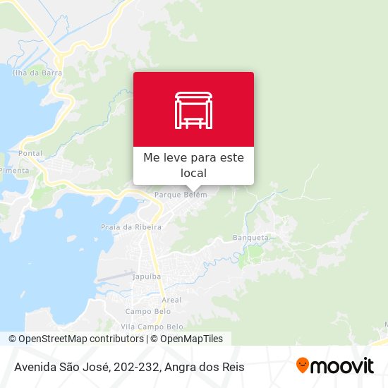 Avenida São José, 202-232 mapa