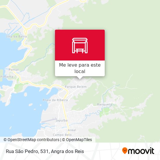 Rua São Pedro, 531 mapa