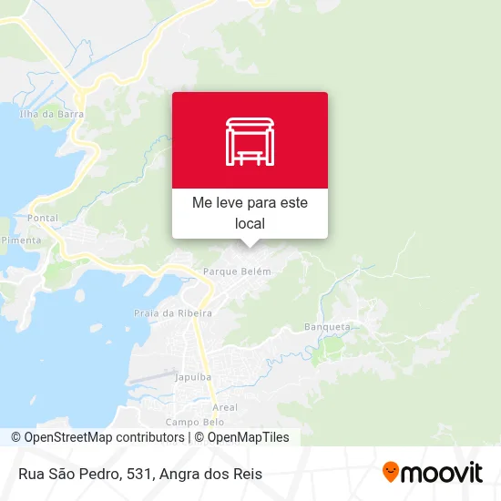 Rua São Pedro, 531 mapa