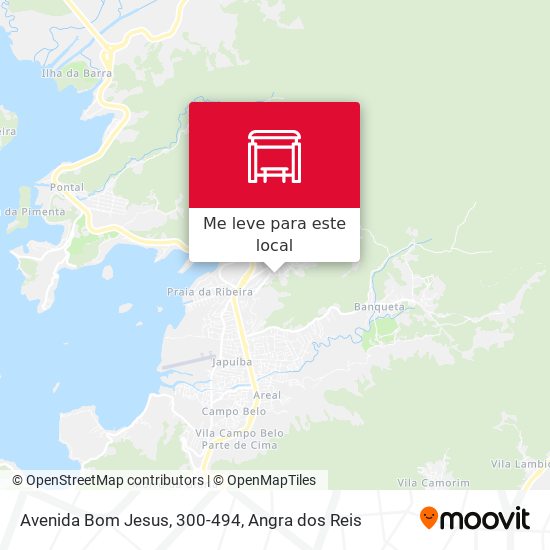 Avenida Bom Jesus, 300-494 mapa