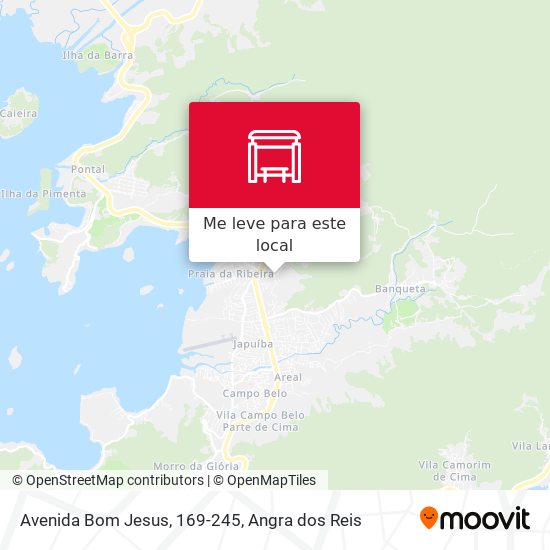 Avenida Bom Jesus, 169-245 mapa