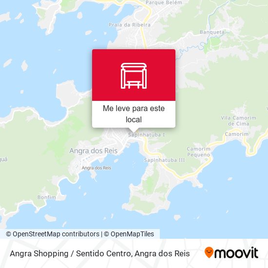 Angra Shopping / Sentido Centro mapa