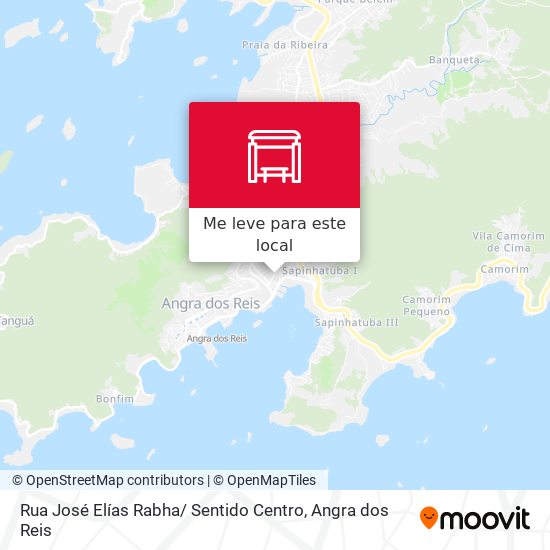 Rua José Elías Rabha/ Sentido Centro mapa