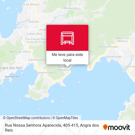 Rua Nossa Senhora Aparecida, 405-415 mapa