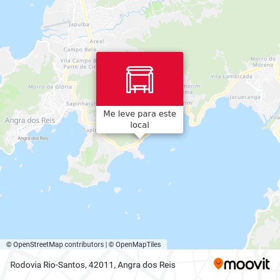 Rodovia Rio-Santos, 42011 mapa