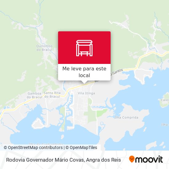 Rodovia Governador Mário Covas mapa