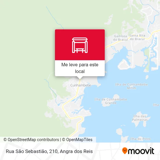 Rua São Sebastião, 210 mapa