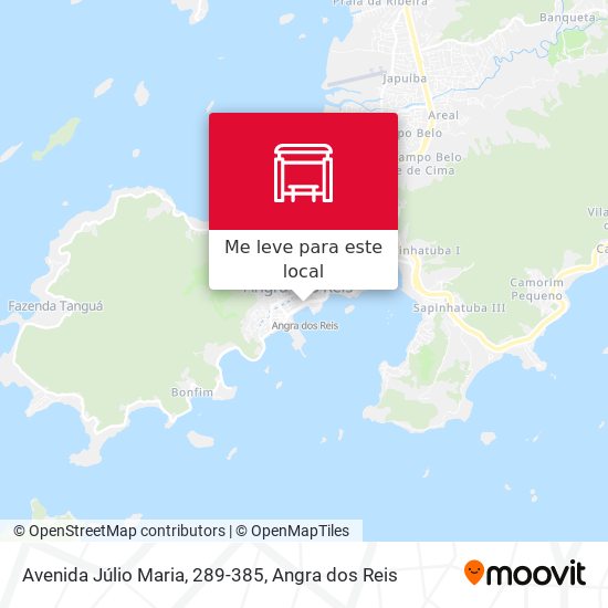 Avenida Júlio Maria, 289-385 mapa