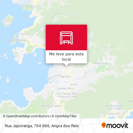 Rua Japoranga, 764-866 mapa