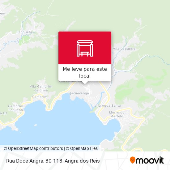 Rua Doce Angra, 80-118 mapa