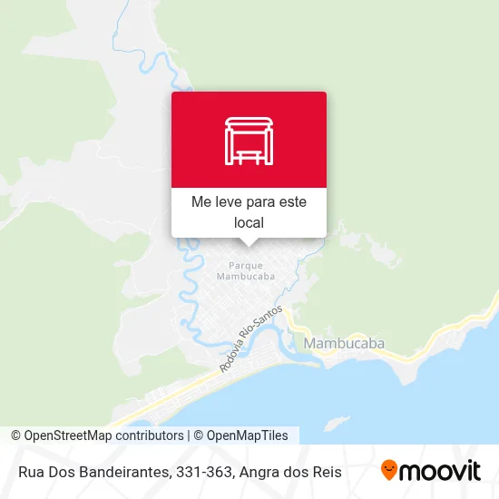 Rua Dos Bandeirantes, 331-363 mapa