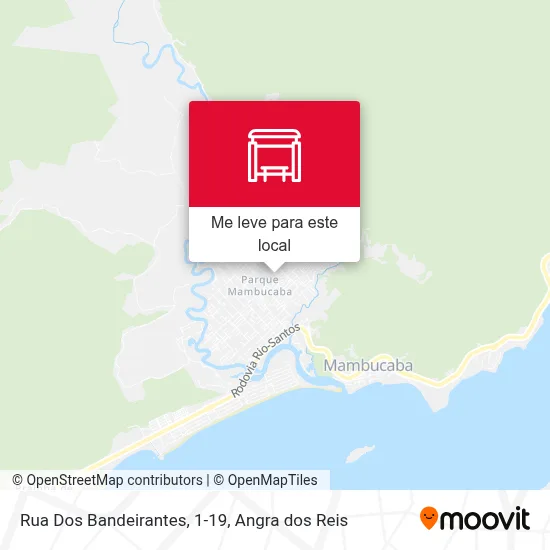 Rua Dos Bandeirantes, 1-19 mapa