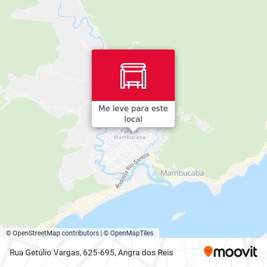 Rua Getúlio Vargas, 625-695 mapa