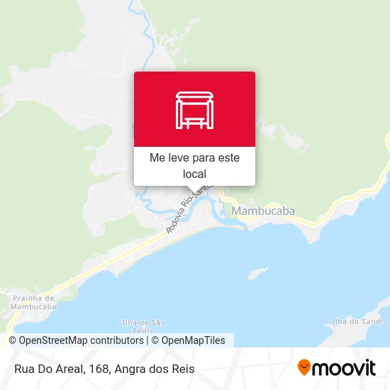 Rua Do Areal, 168 mapa