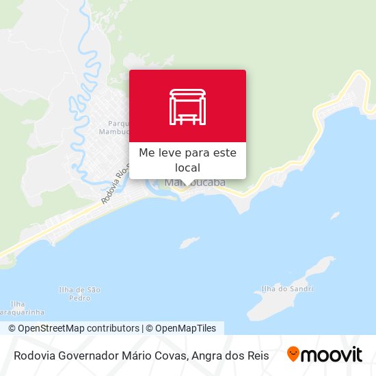 Rodovia Governador Mário Covas mapa