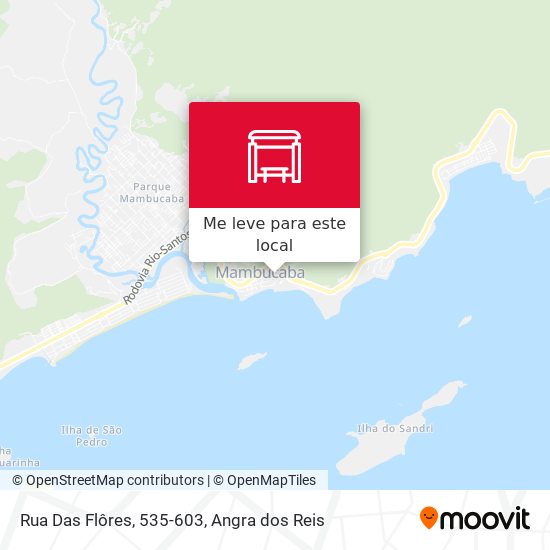Rua Das Flôres, 535-603 mapa